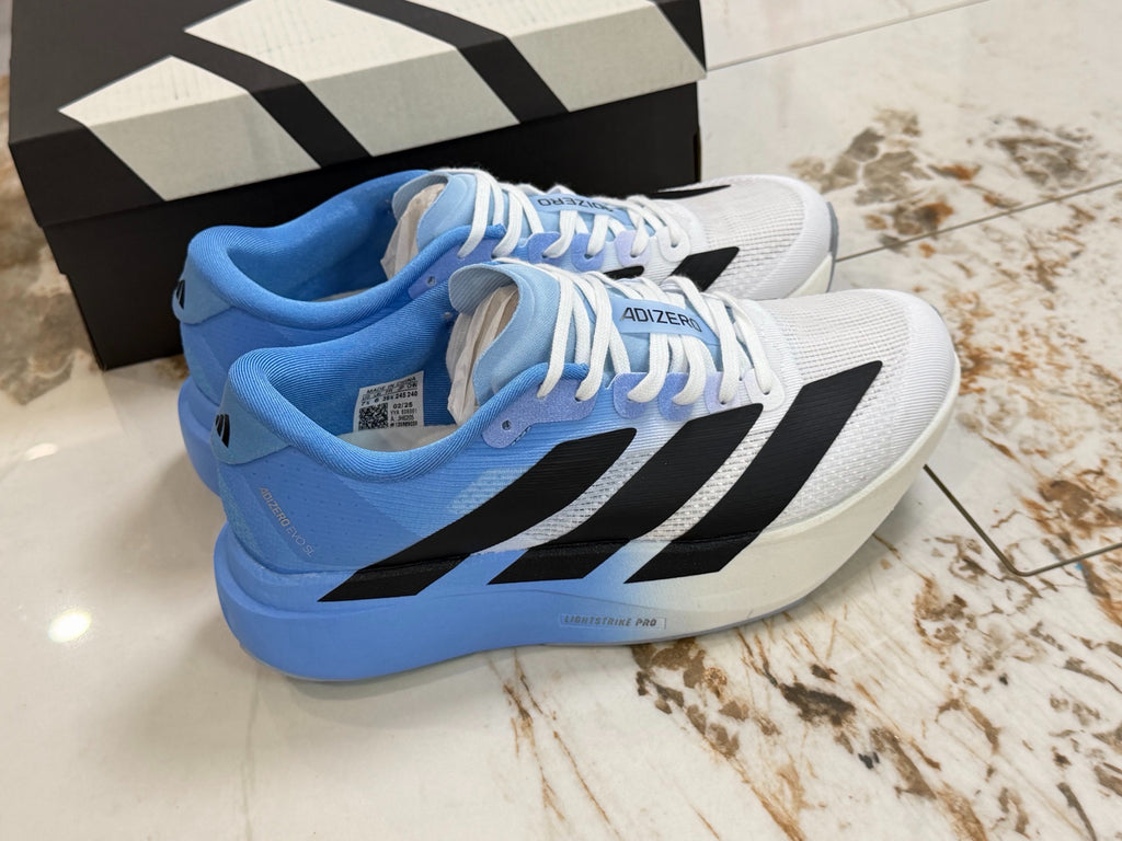 adidas Adizero Evo SL Woven "Cloud White / Blue Fusion"