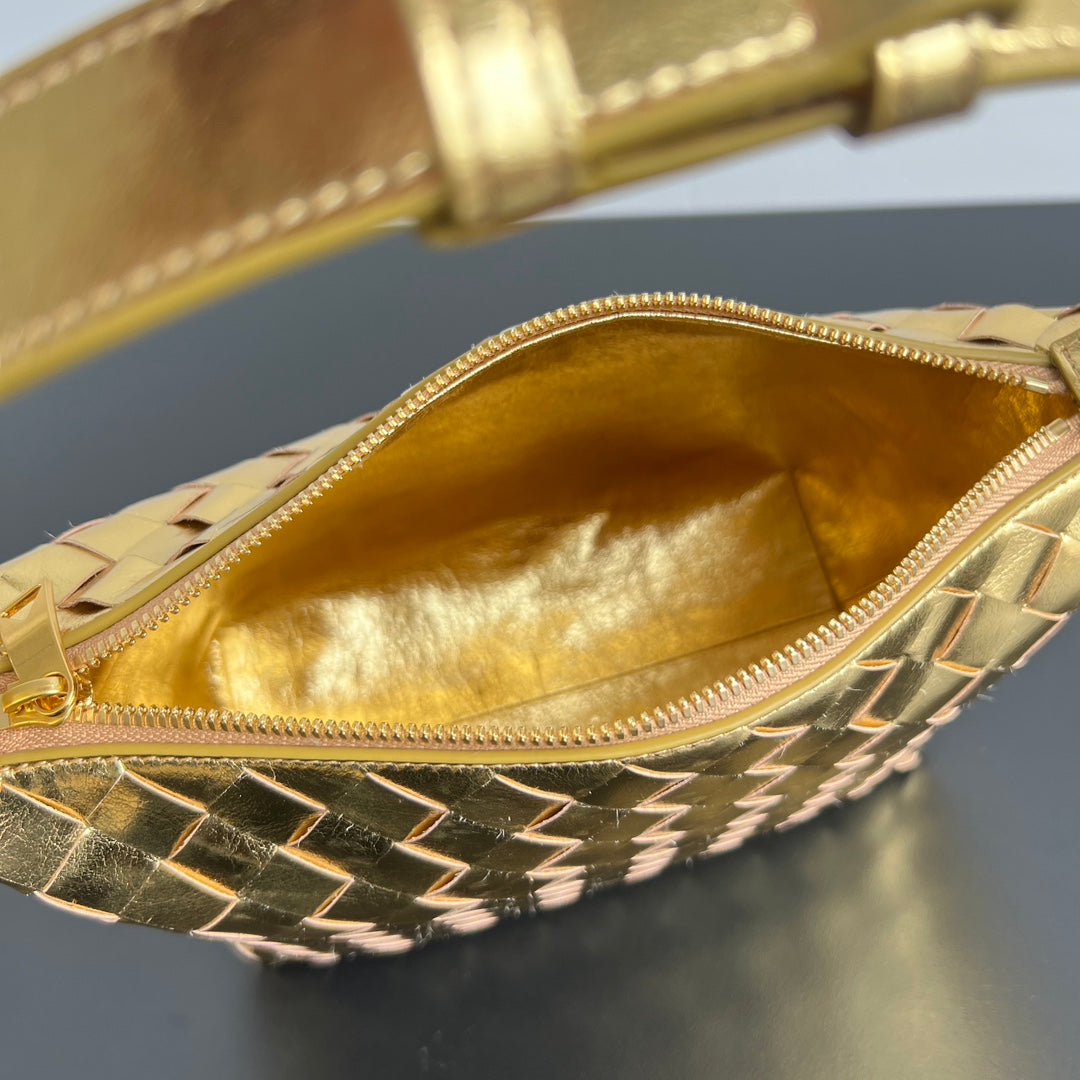 WALLACE 22 BAG GOLD METALIC CALFSKIN