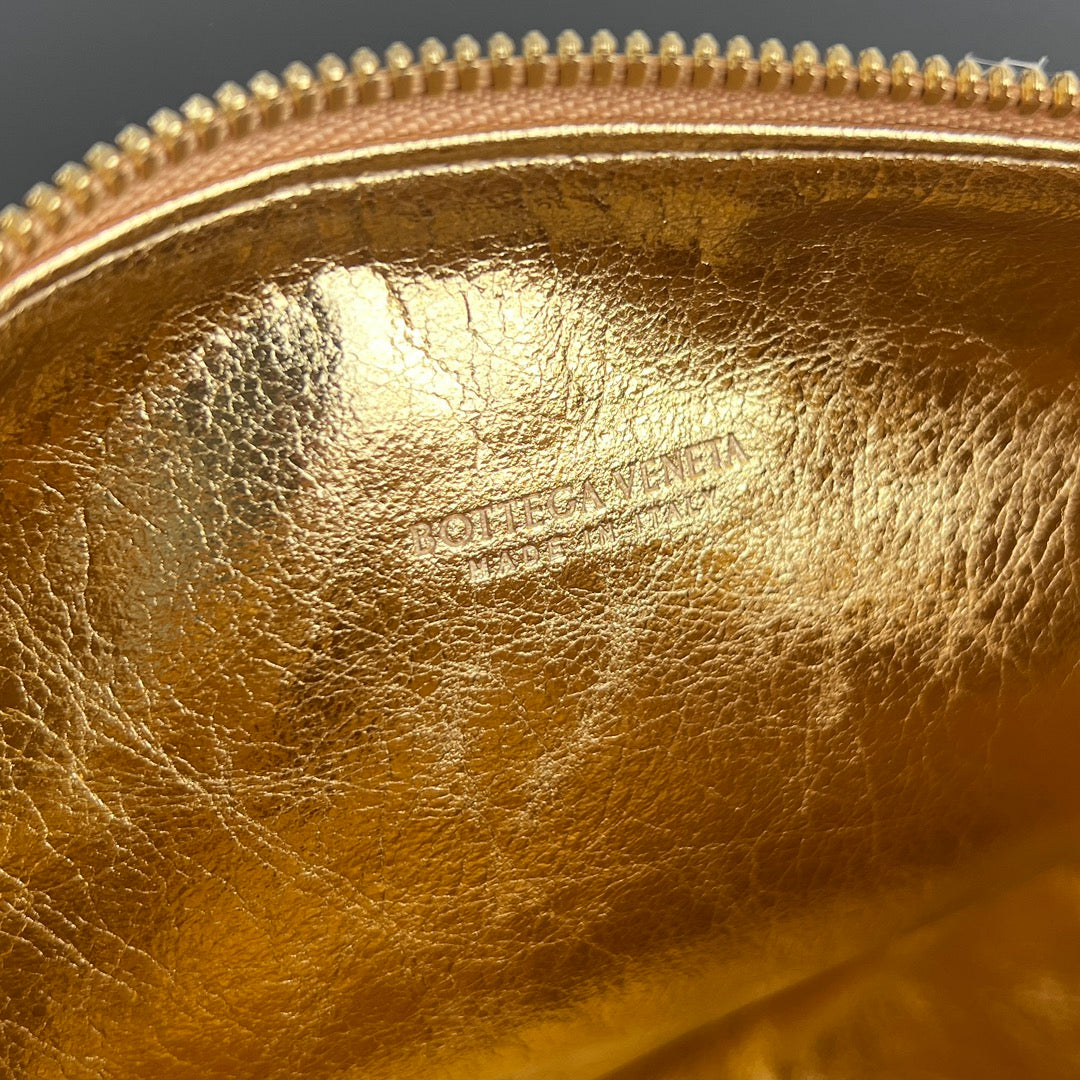 WALLACE 22 BAG GOLD METALIC CALFSKIN