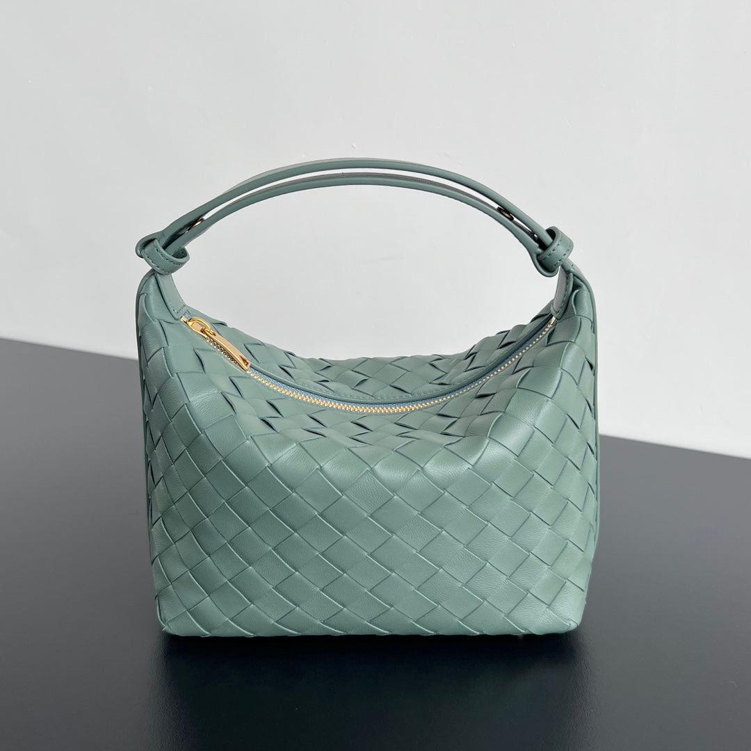 WALLACE 22 BAG BLUE GREEN CALFSKIN