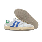 Lanvin Clay Low-Top Sneakers "White/Blue/Green"