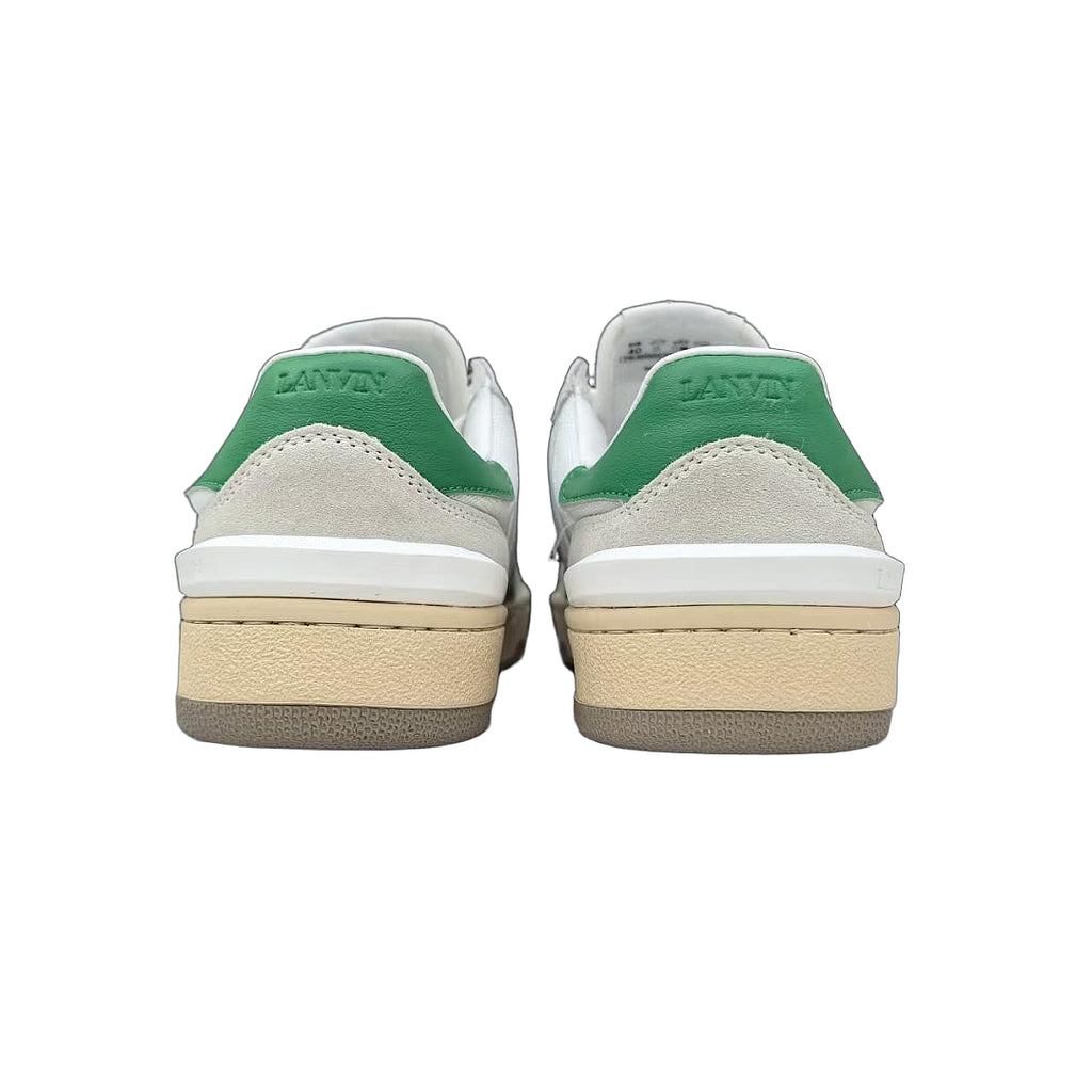Lanvin Clay Low-Top Sneakers "White/Blue/Green"