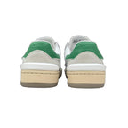 Lanvin Clay Low-Top Sneakers "White/Blue/Green"