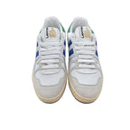 Lanvin Clay Low-Top Sneakers "White/Blue/Green"