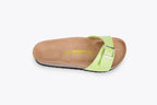 Birkenstock Madrid Lime Green Birko-Flor