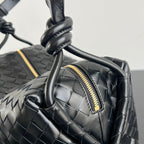 BV Loop Weekender 38cm Black Calfskin