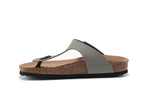 Birkenstock Gizeh Unisex Leather Sandals grey