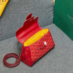 SAIGON SOUPLE MINI BAG RED CANVAS