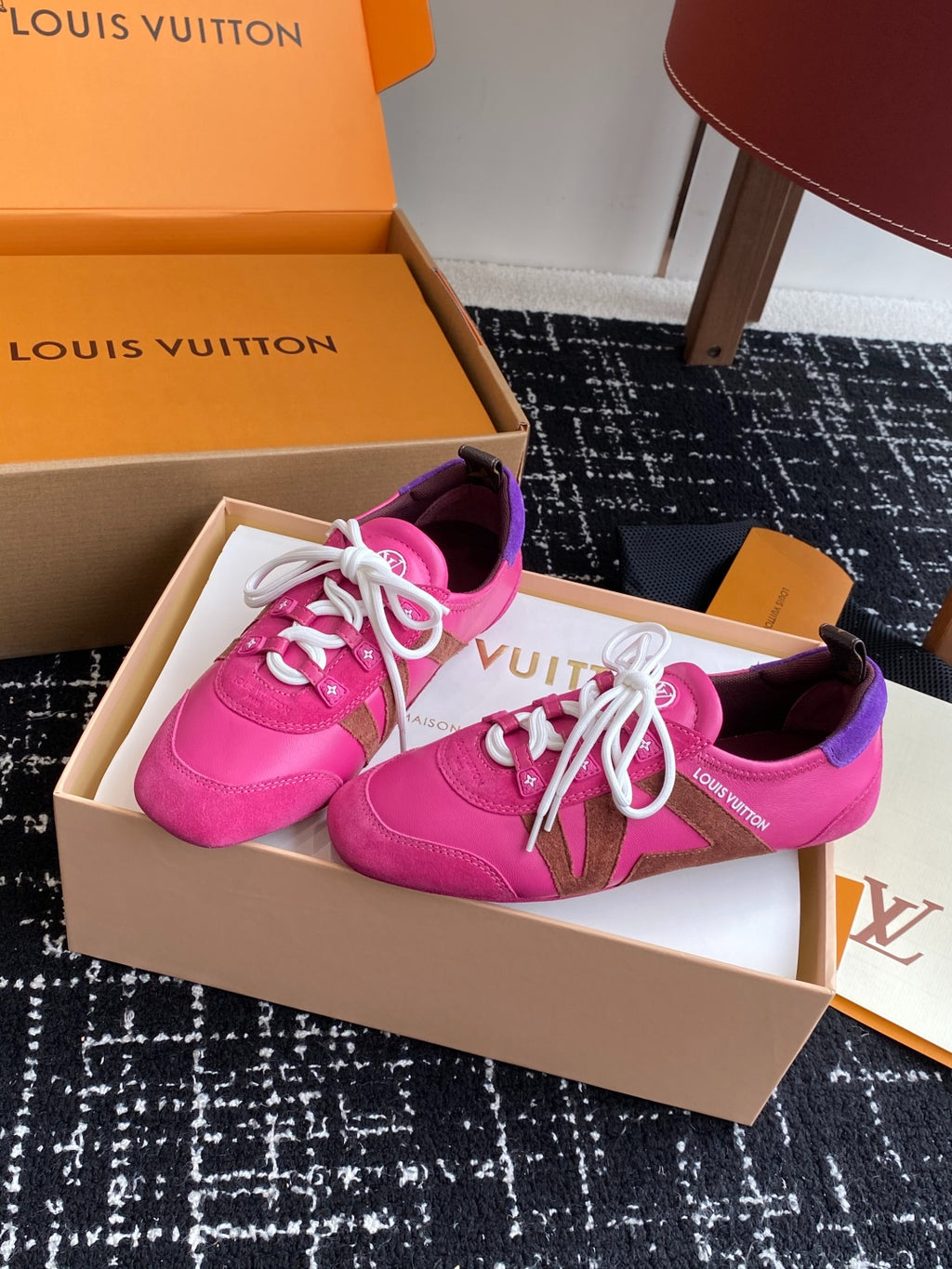 Louis Vuitton Recif Sneaker (Pink/Purple)