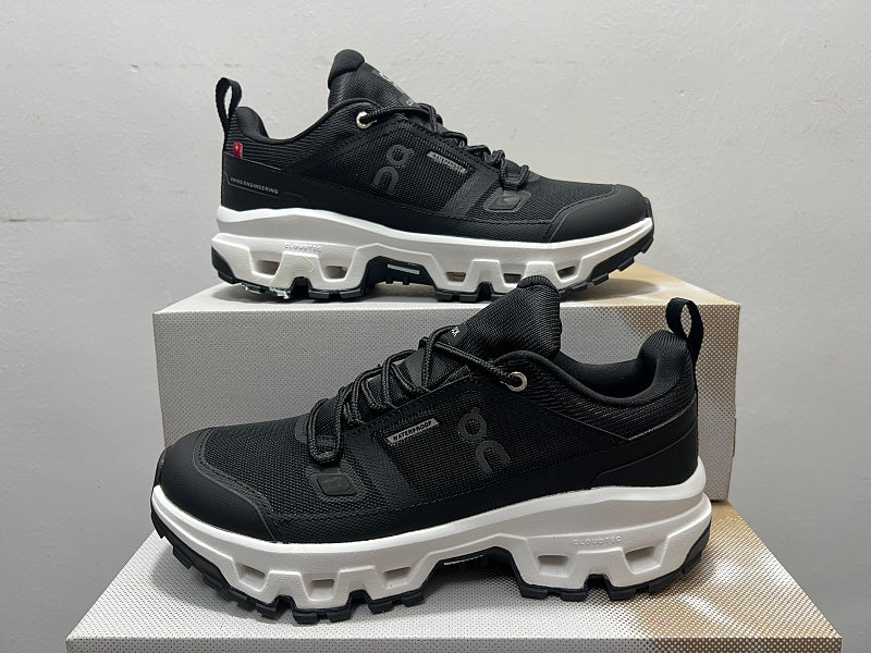 On Cloudrock Low Waterproof Black/White