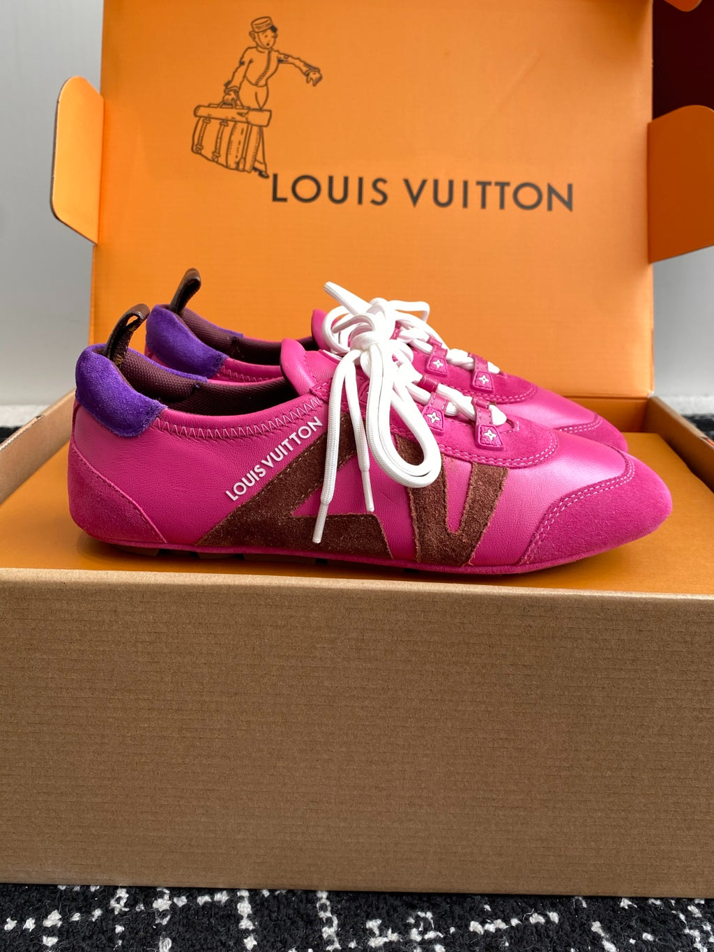 Louis Vuitton Recif Sneaker (Pink/Purple)