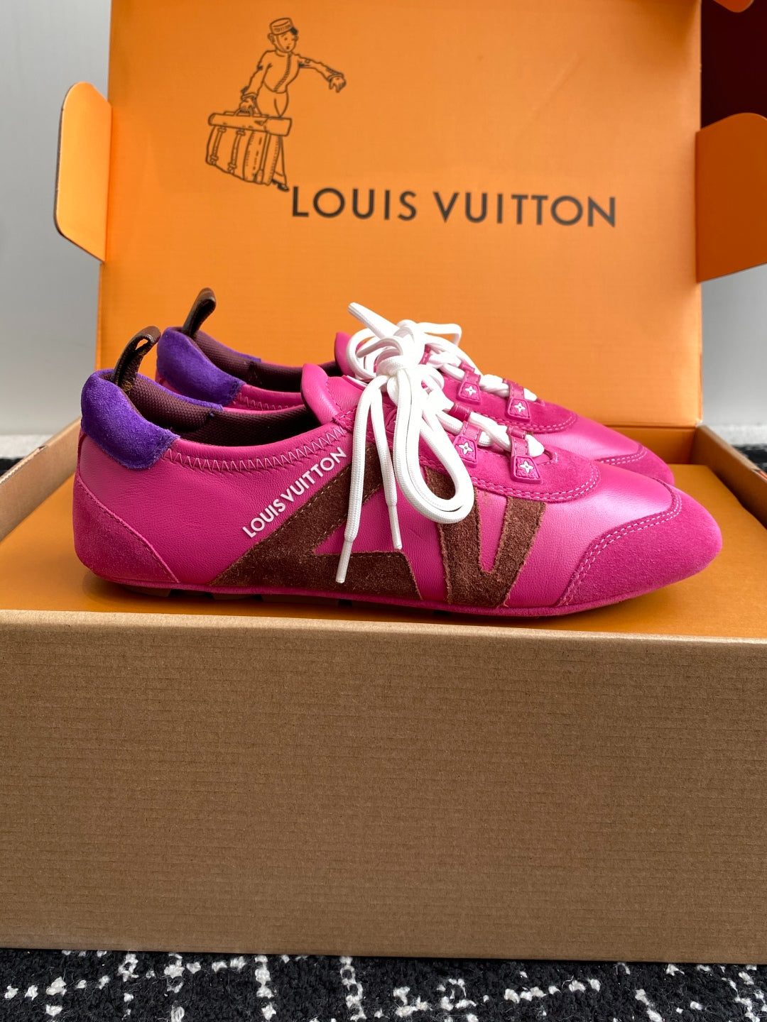 Louis Vuitton Recif Sneaker (Pink/Purple)