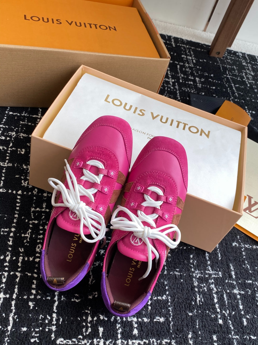 Louis Vuitton Recif Sneaker (Pink/Purple)