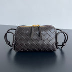 BV Concert Pouch 18.5cm Dark Chocolate Lambskin