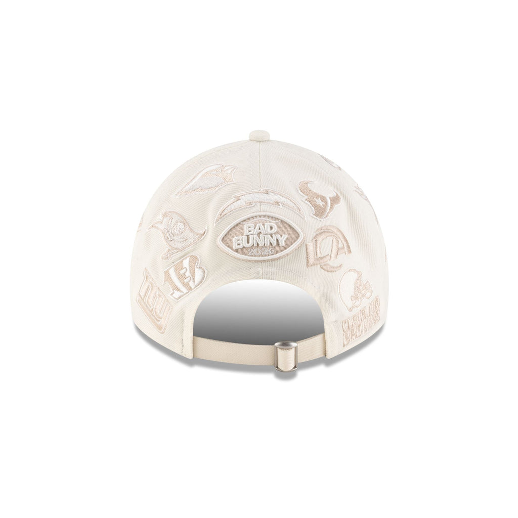 Bad Bunny x NFL Chrome White Casual Classic Adjustable Hat