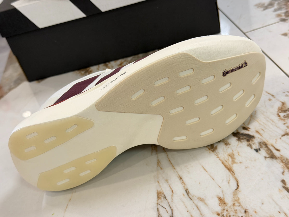 adidas Adizero Evo SL Woven "Off White / Maroon"