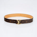Louis Vuitton Men's Classic Monogram Belt – Iconic LV Buckle