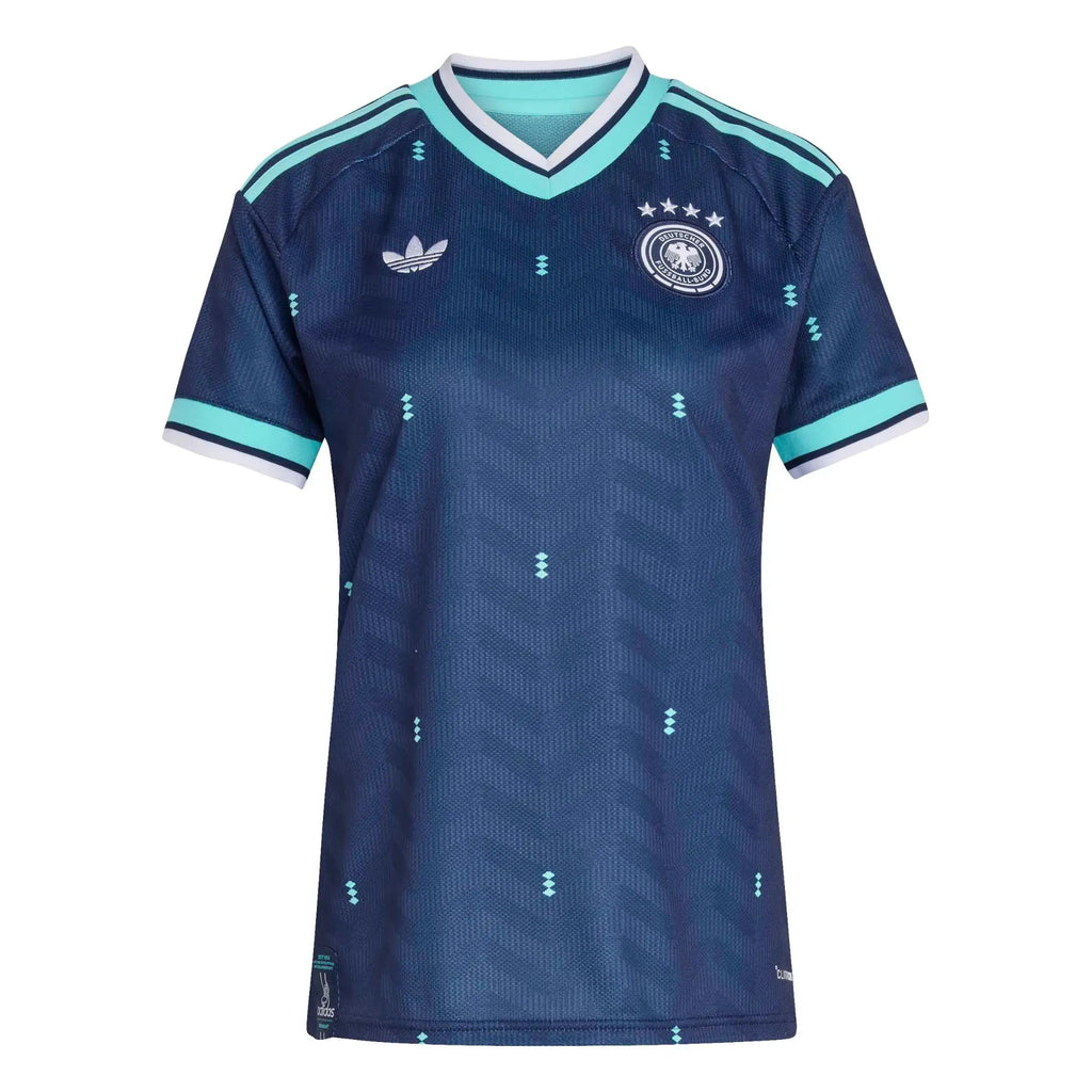 adidas 2026 Germany Women's Stadium Away Soccer Jersey (Custom)