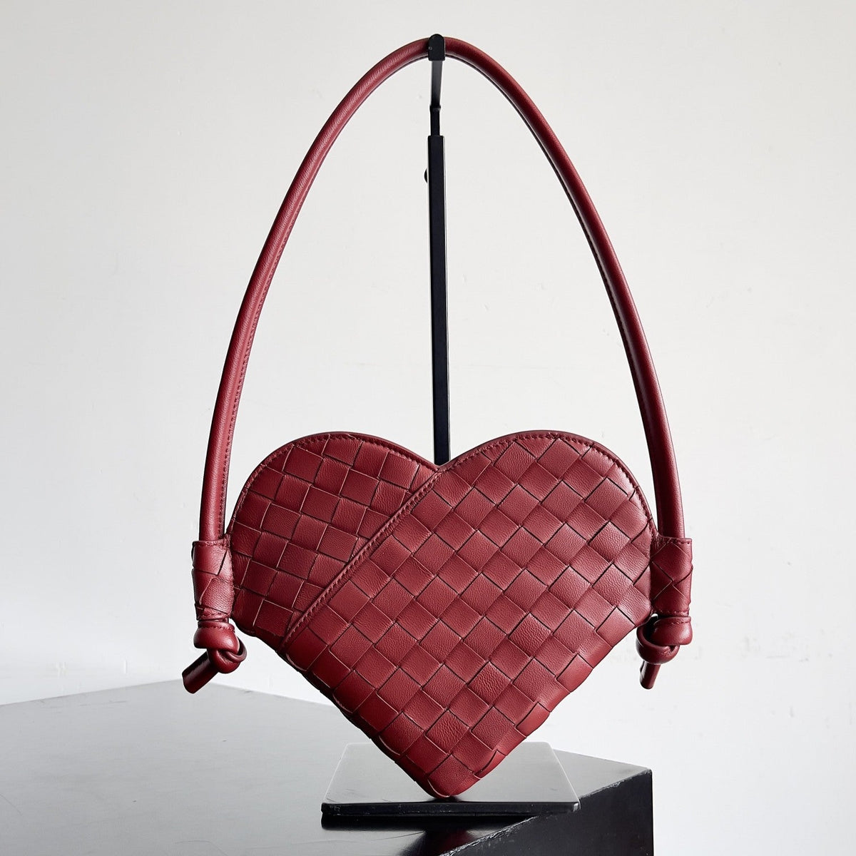 BV Small Solstice Bag 22cn Red Calfskin 209088