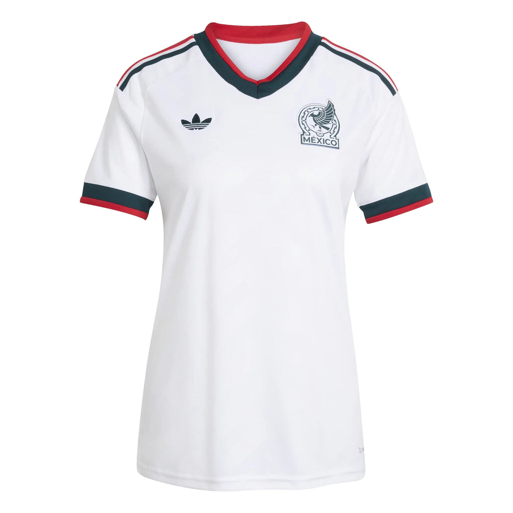 adidas 2026 Mexico Women's Stadium Away Soccer Jersey (Custom)