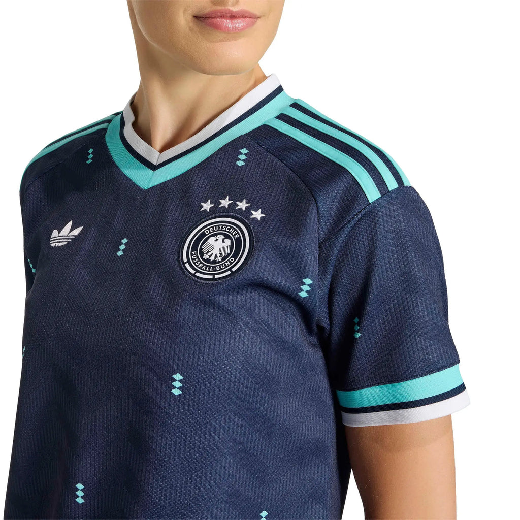 adidas 2026 Germany Women's Stadium Away Soccer Jersey (Custom)