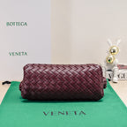 BV Small Intrecciato Clutch Barolo Leather