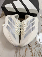 adidas Adizero Evo SL Woven Shoes - Core White / Halo Silver