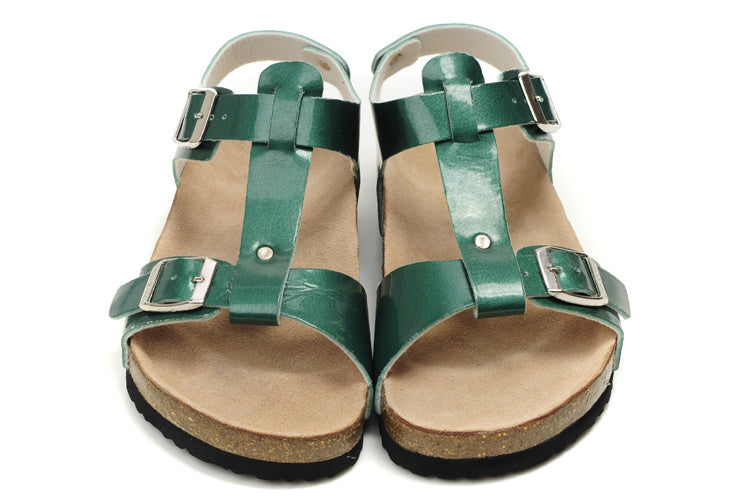 Birkenstock Lindan Sandal Green Patent