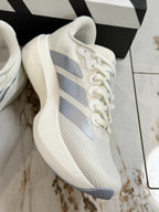 adidas Adizero Evo SL Woven Shoes - Core White / Halo Silver