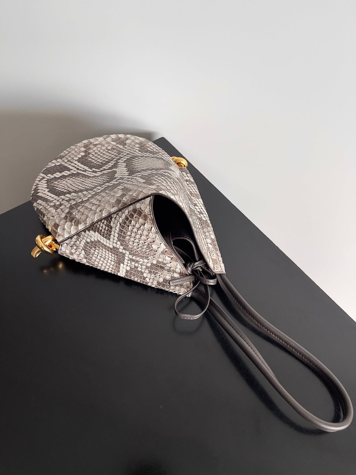 BV Small Solstice Bag 26cm In Python Leather 209325