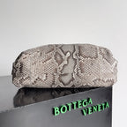 BV Pouch Bag 38cm Leather-Trimmed Python Clutch 209318