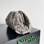BV Pouch Bag 38cm Leather-Trimmed Python Clutch 209318