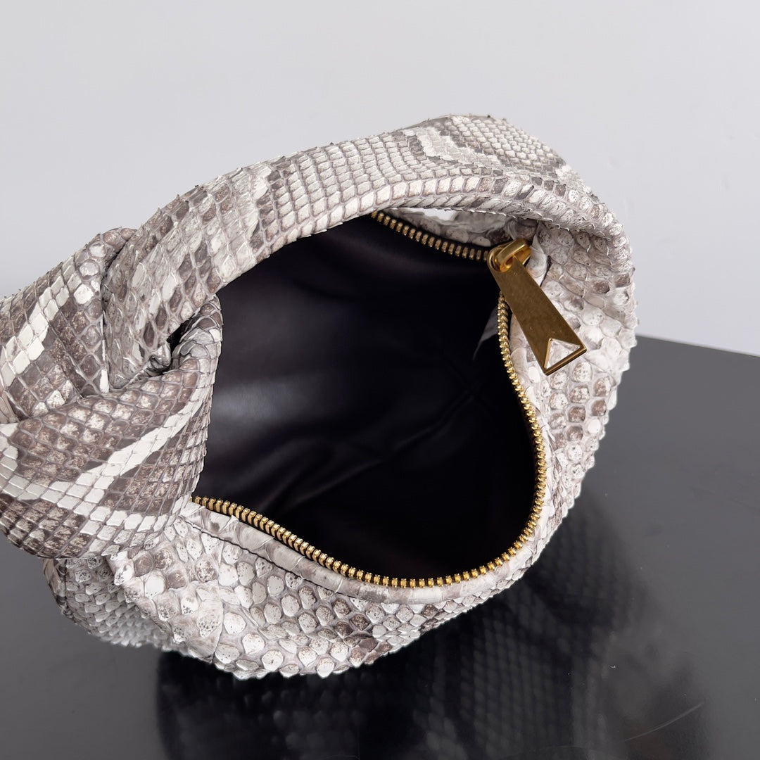 BV Mini Jodie 23cm Top Handle Bag In Python Leather 209323