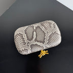 BV Knot Clutch 20 in Python Leather 209321