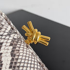 BV Knot Clutch 20 in Python Leather 209321