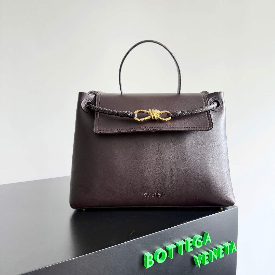 BV Ciao Ciao Medium Bag 34cm In Chocolote Leather 242928