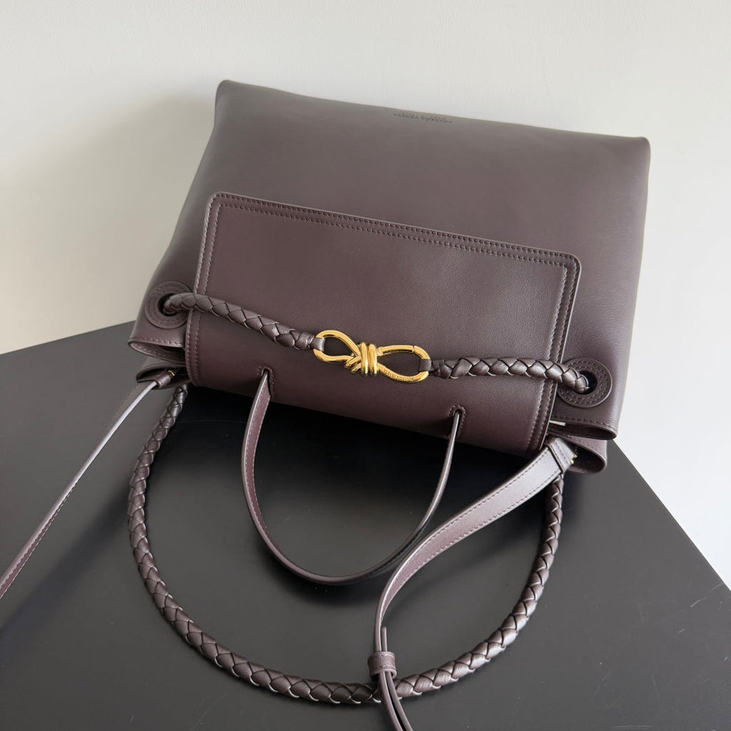 BV Ciao Ciao Medium Bag 34cm In Chocolote Leather 242928