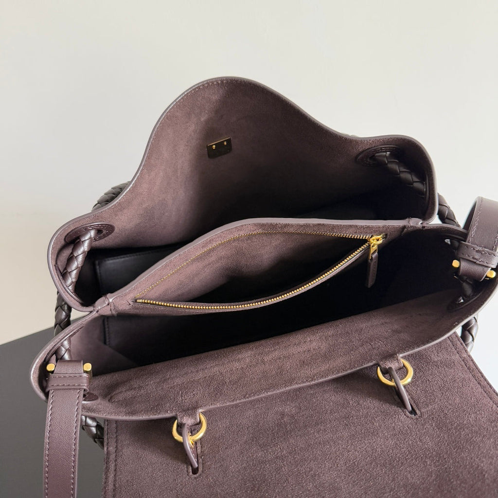 BV Ciao Ciao Medium Bag 34cm In Chocolote Leather 242928