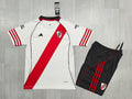 KIDS River Plate 2025-2026 Home Kit (White/Red/Black)