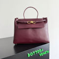 BV Ciao Ciao Medium Bag 34cm In Burgundy Leather 242934