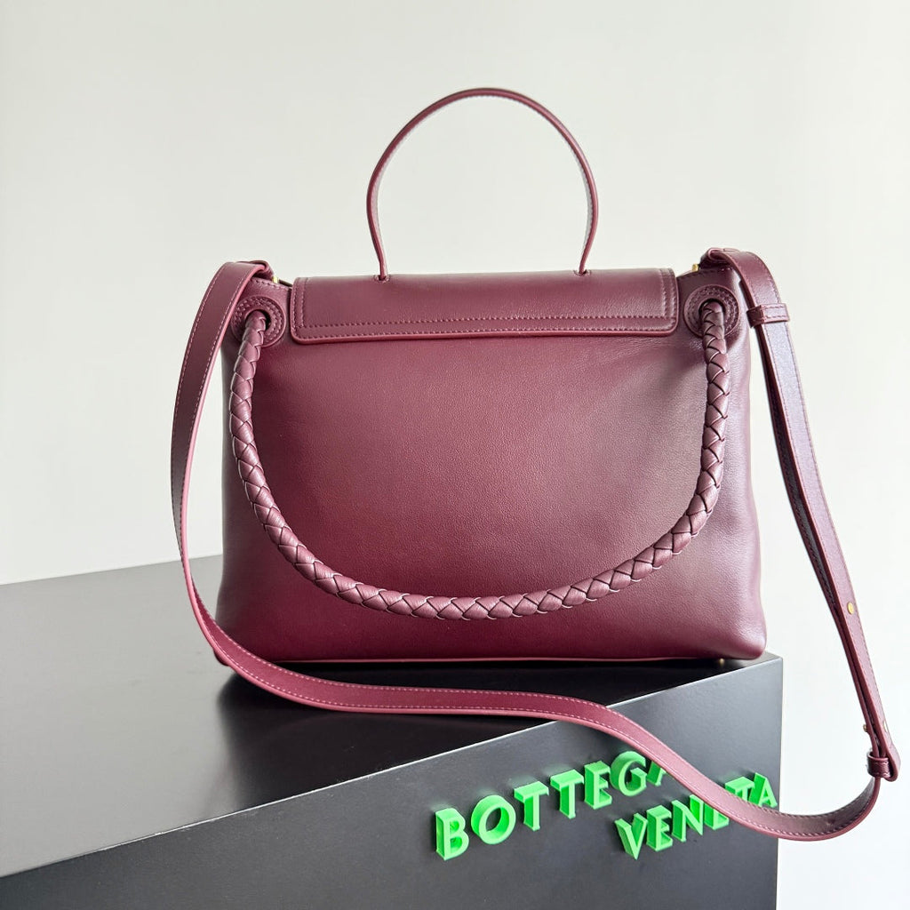 BV Ciao Ciao Medium Bag 34cm In Burgundy Leather 242934