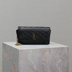 Prada Gaby Phone Bag 19cm Black Quilted Leather GHW
