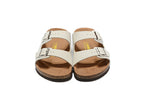 Birkenstock Arizona (White Suede / Birko-Flor)
