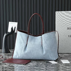 BV Pinacoteca Bag 43cm Madder Brown Red Intrecciato Calfskin & Suede