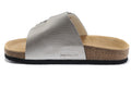 Birkenstock Arizona Slide Sandal Silver Metallic