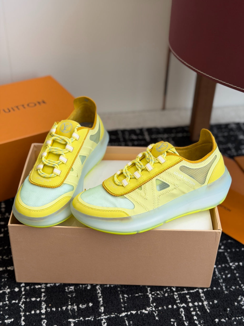 Louis Vuitton LV Sprint Sneaker (Yellow)