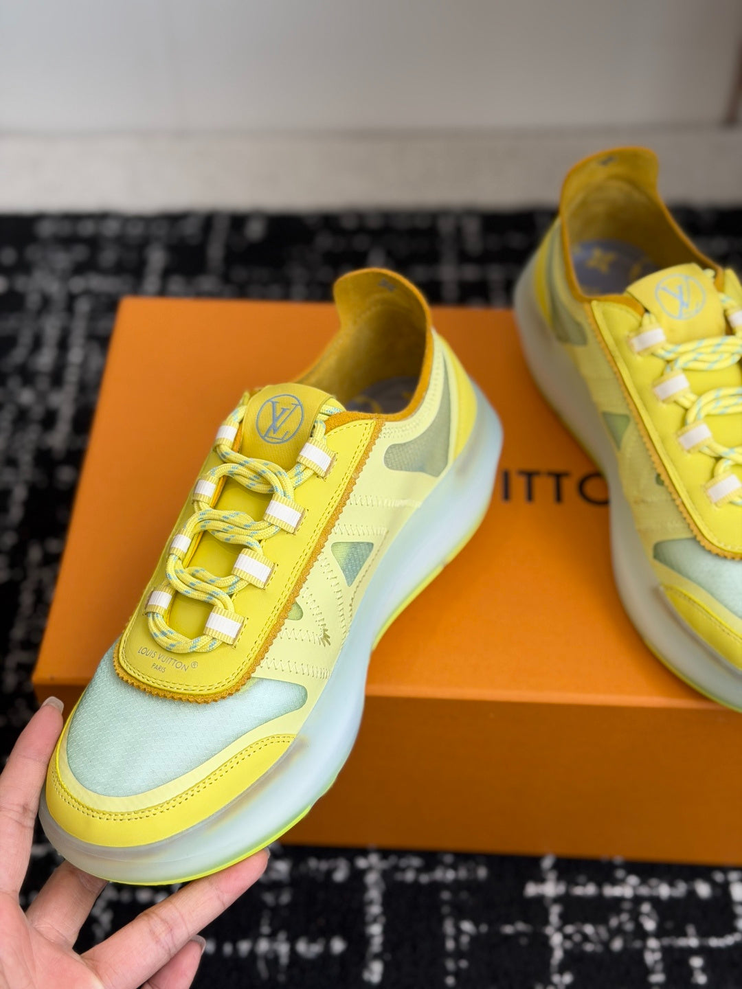 Louis Vuitton LV Sprint Sneaker (Yellow)