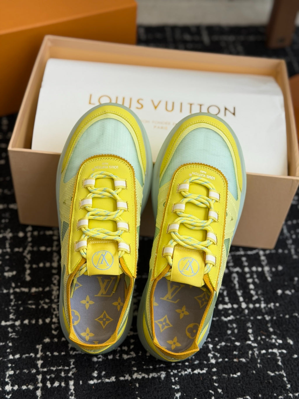 Louis Vuitton LV Sprint Sneaker (Yellow)
