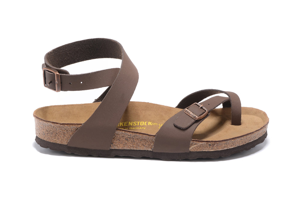 Birkenstock Daloa Sandal Brown Nubuck Leather