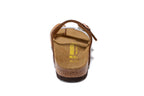 Birkenstock Mayari Sandal Brown & White Two-Tone Mix